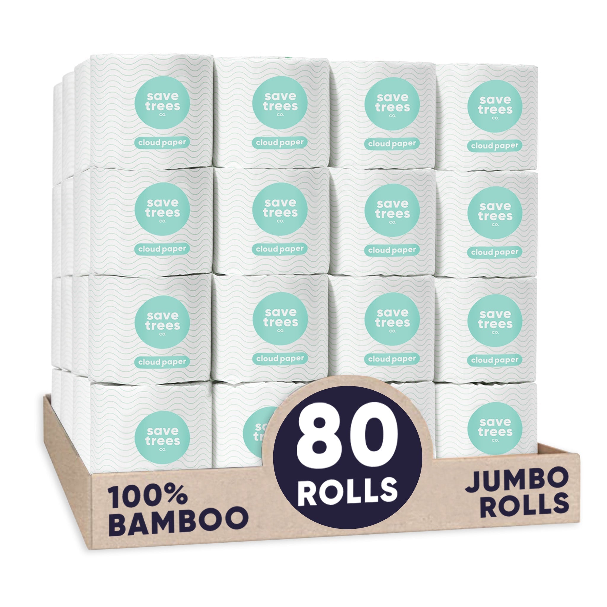Save Trees: Extra-Soft Bamboo Toilet Paper in Bulk