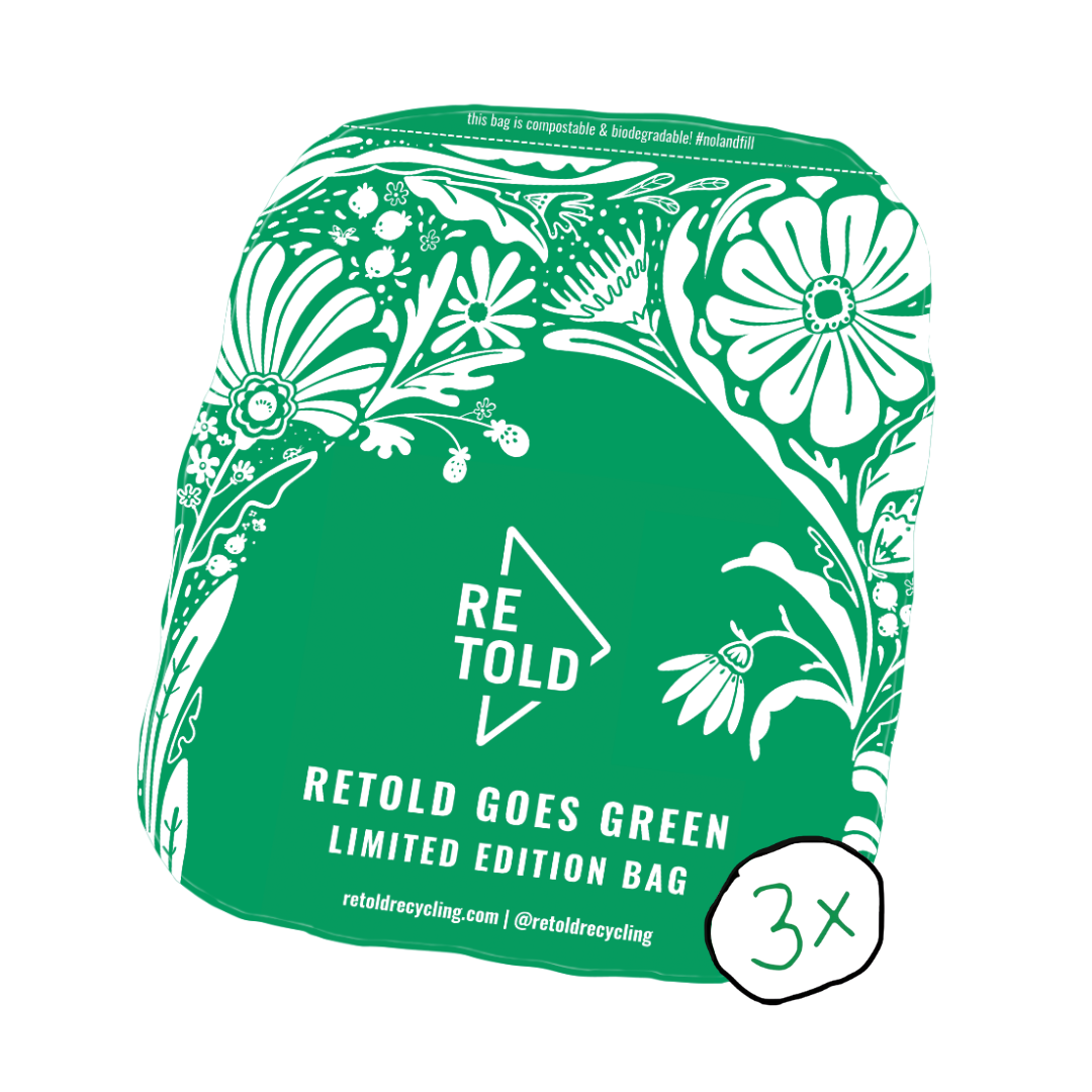 Limited Edition: Retold Goes Green Threesome – Retold Recycling