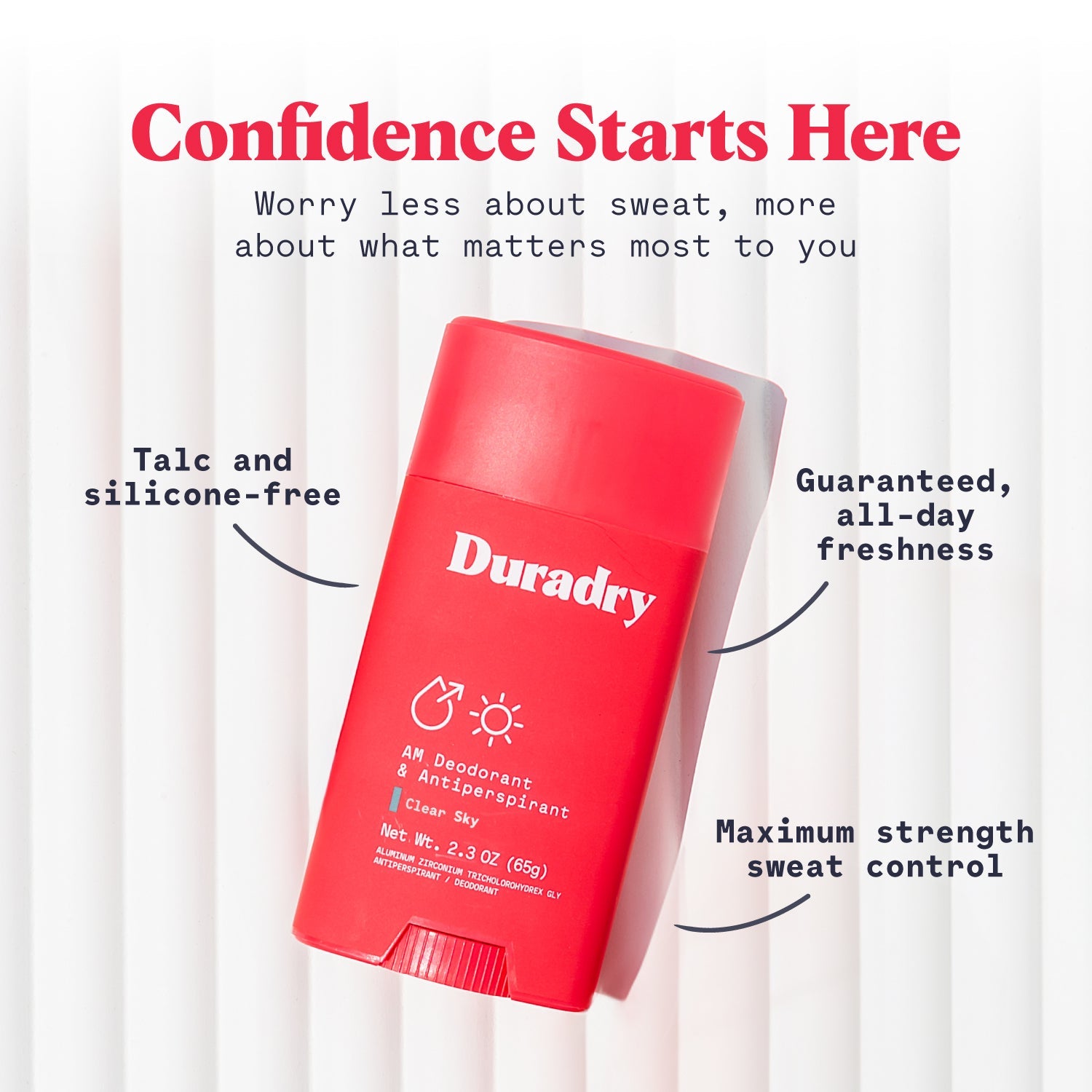 Duradry: Antiperspirant Deodorant Stick