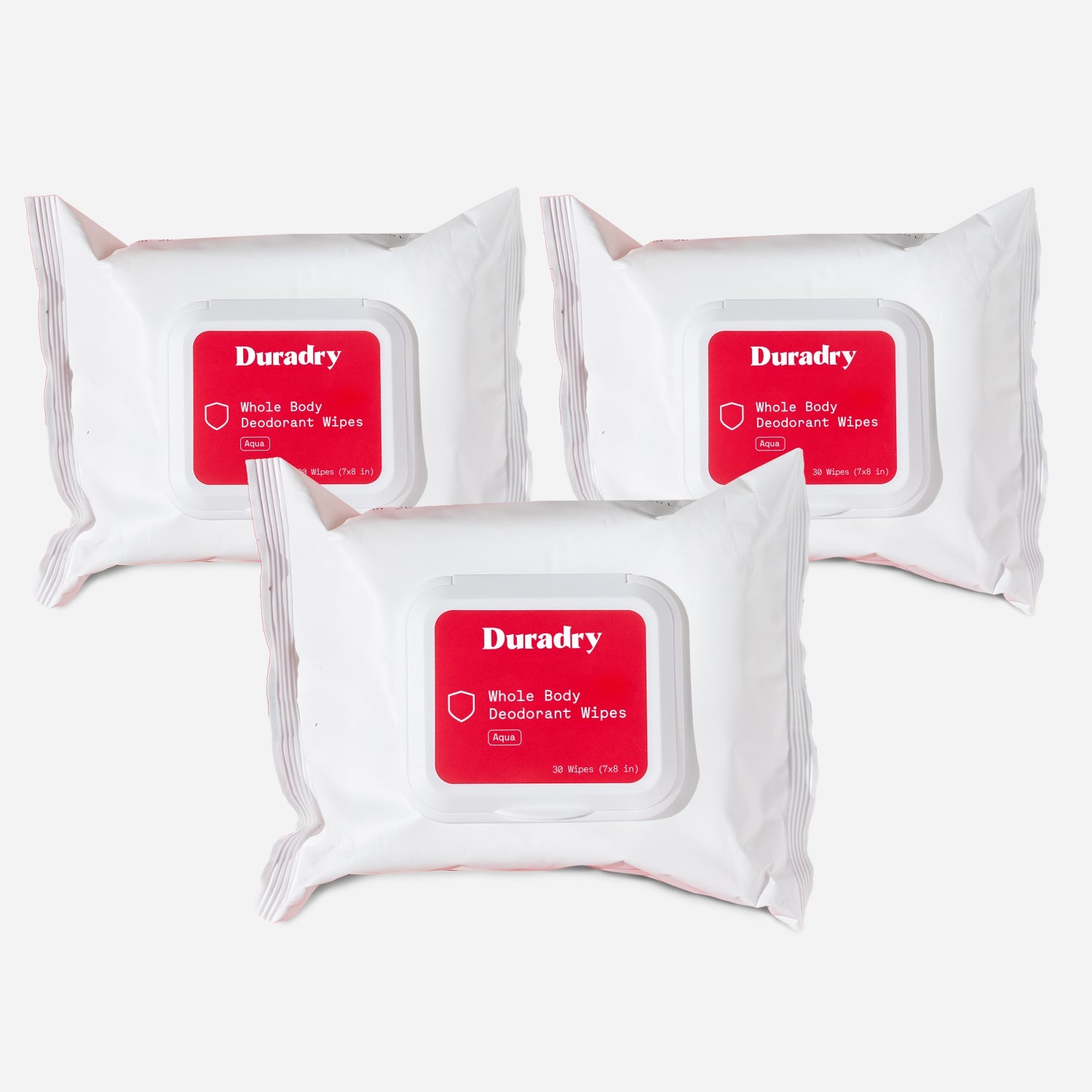 Duradry: Whole Body Deodorant Wipes