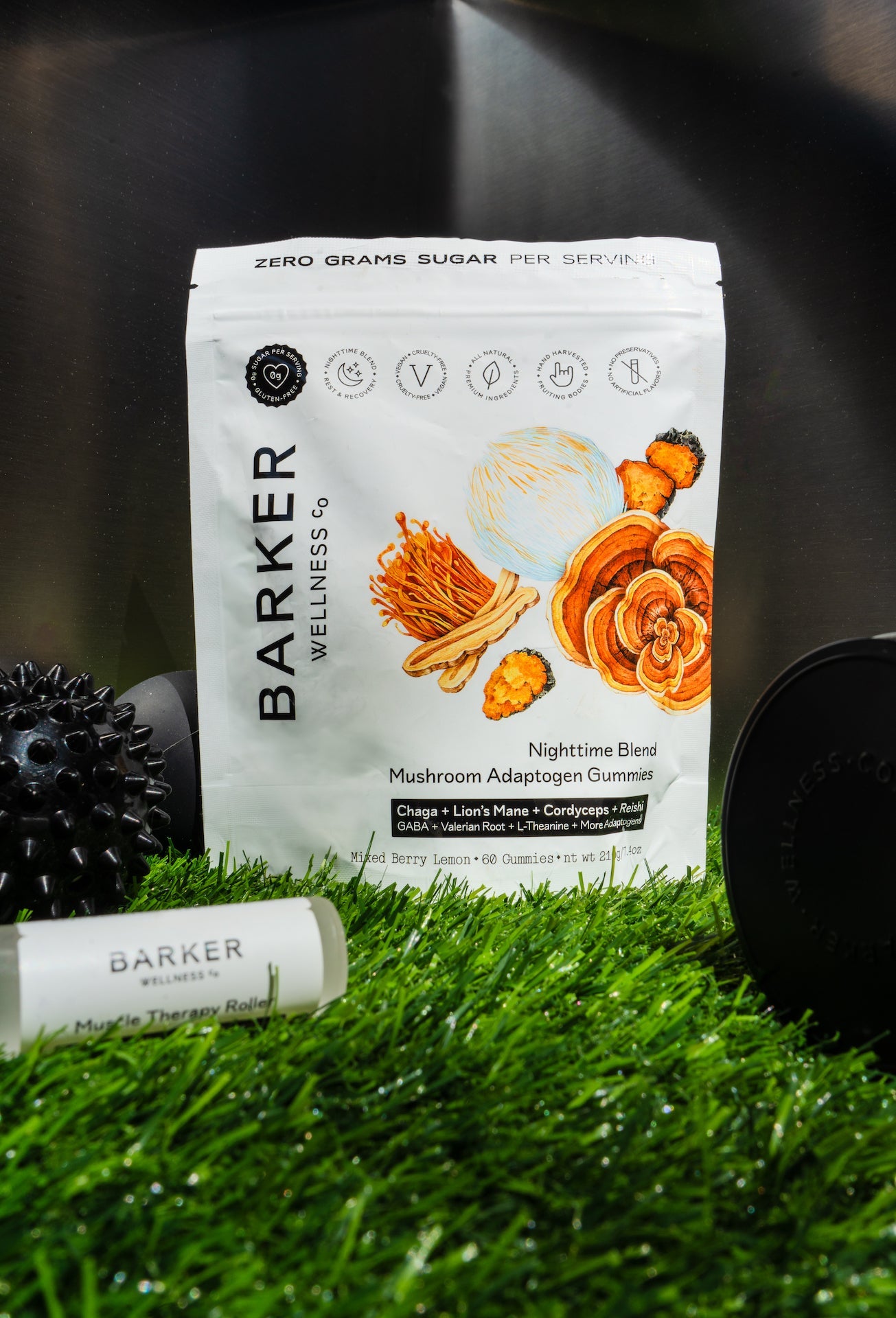 Barker Wellness: Mushroom Adaptogen Gummies - Nighttime