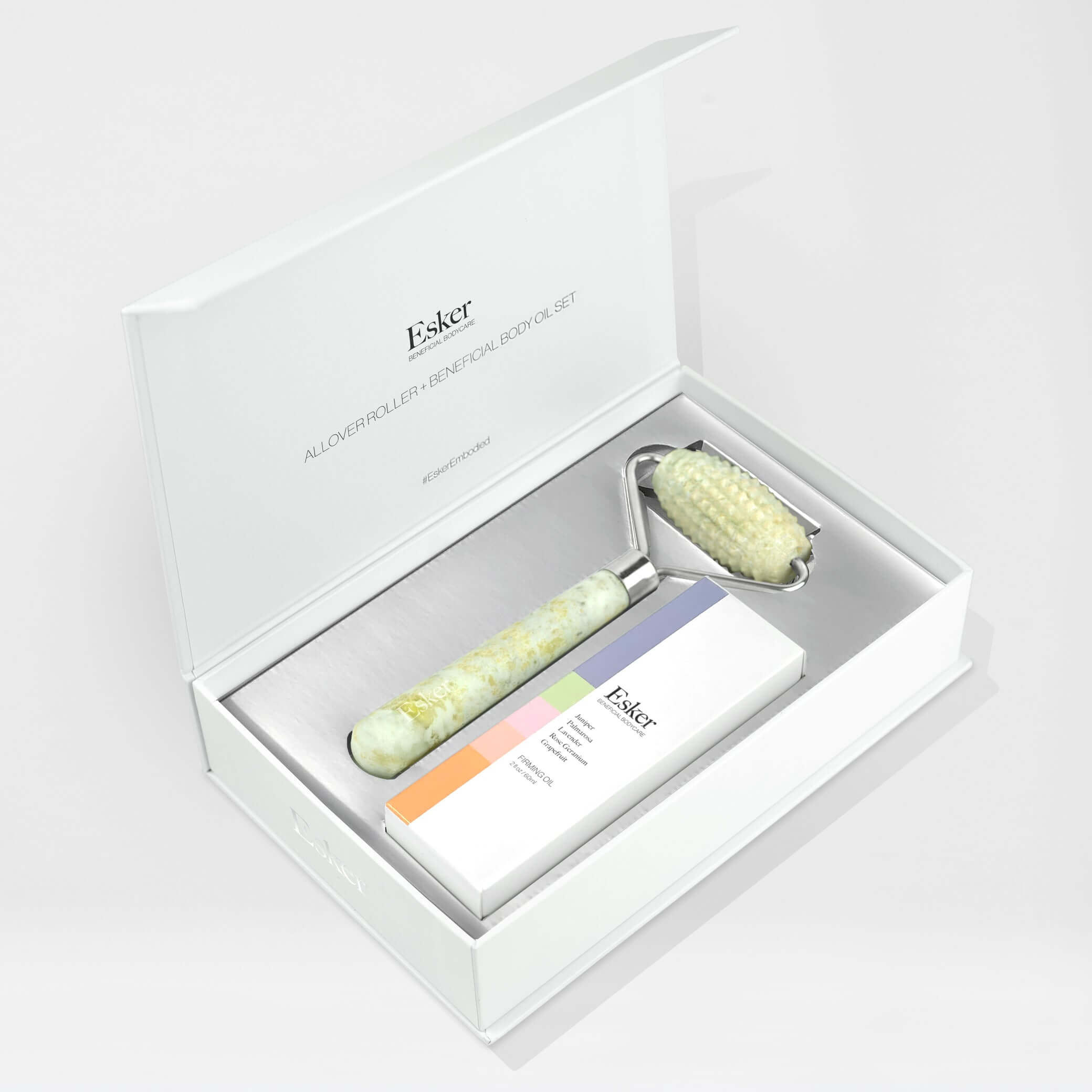 Esker: Allover Roller + Firming Oil Duo