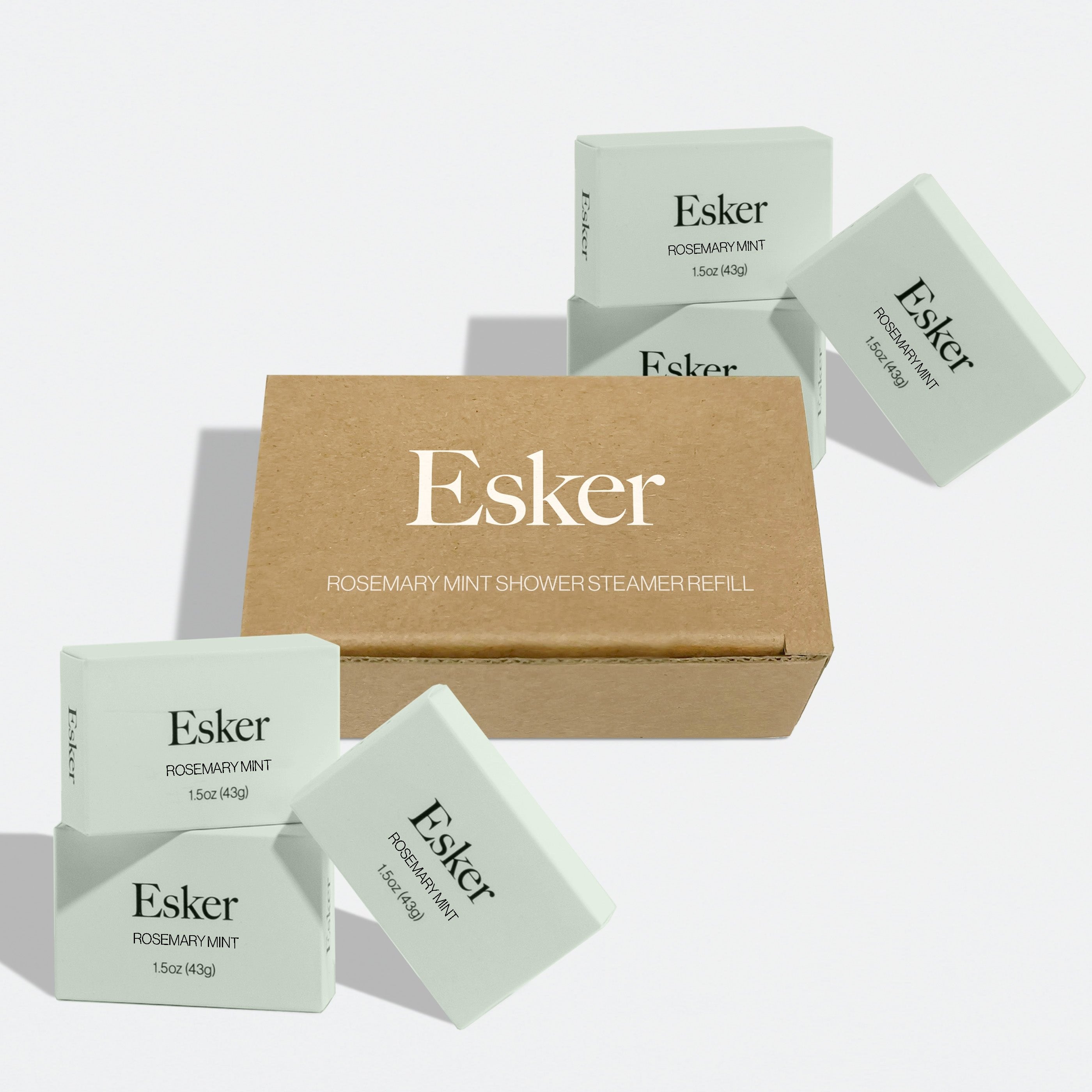 Esker: NEW Aromatic Shower Steamer Refills