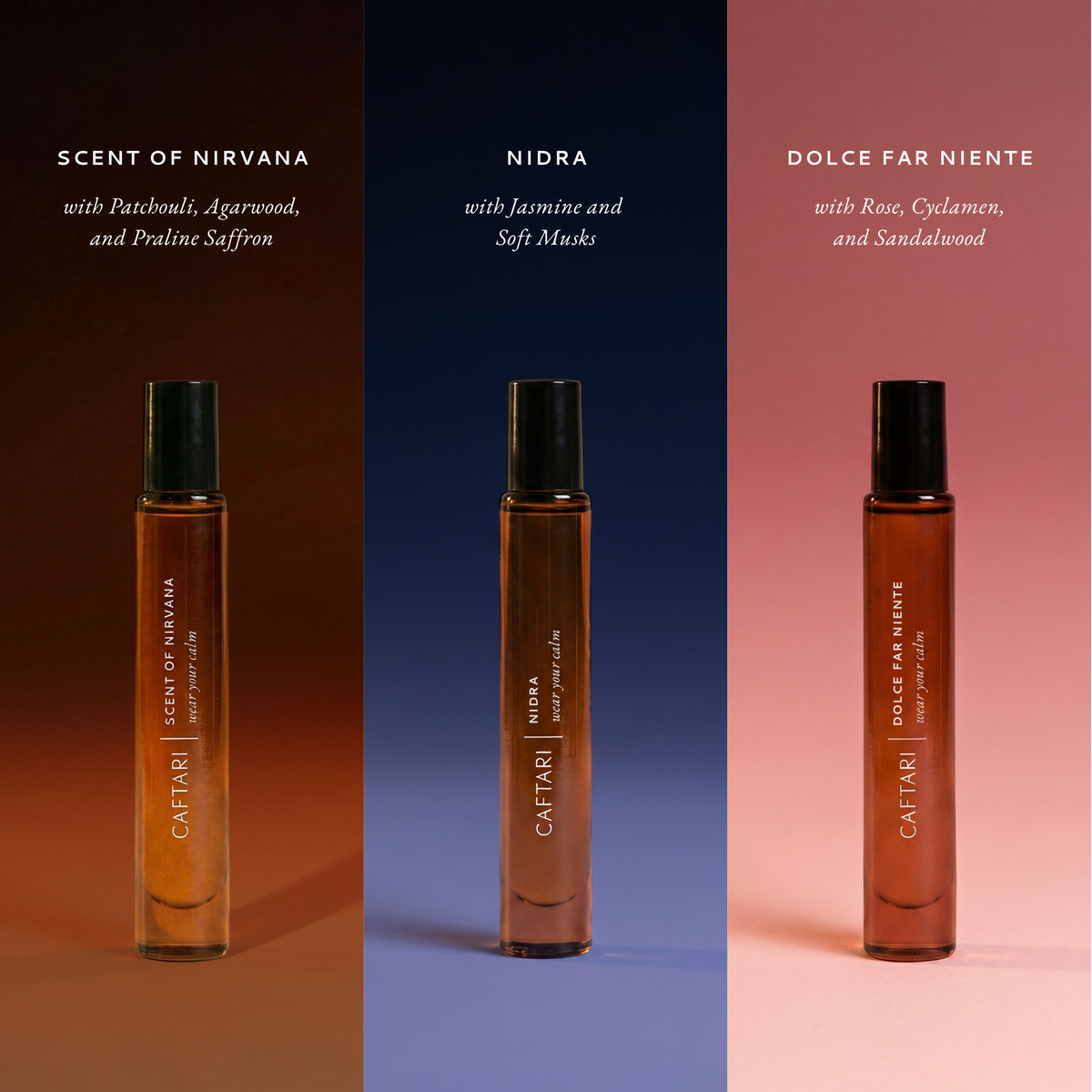 Caftari: Discovery Set - Rollerball Perfume Oils