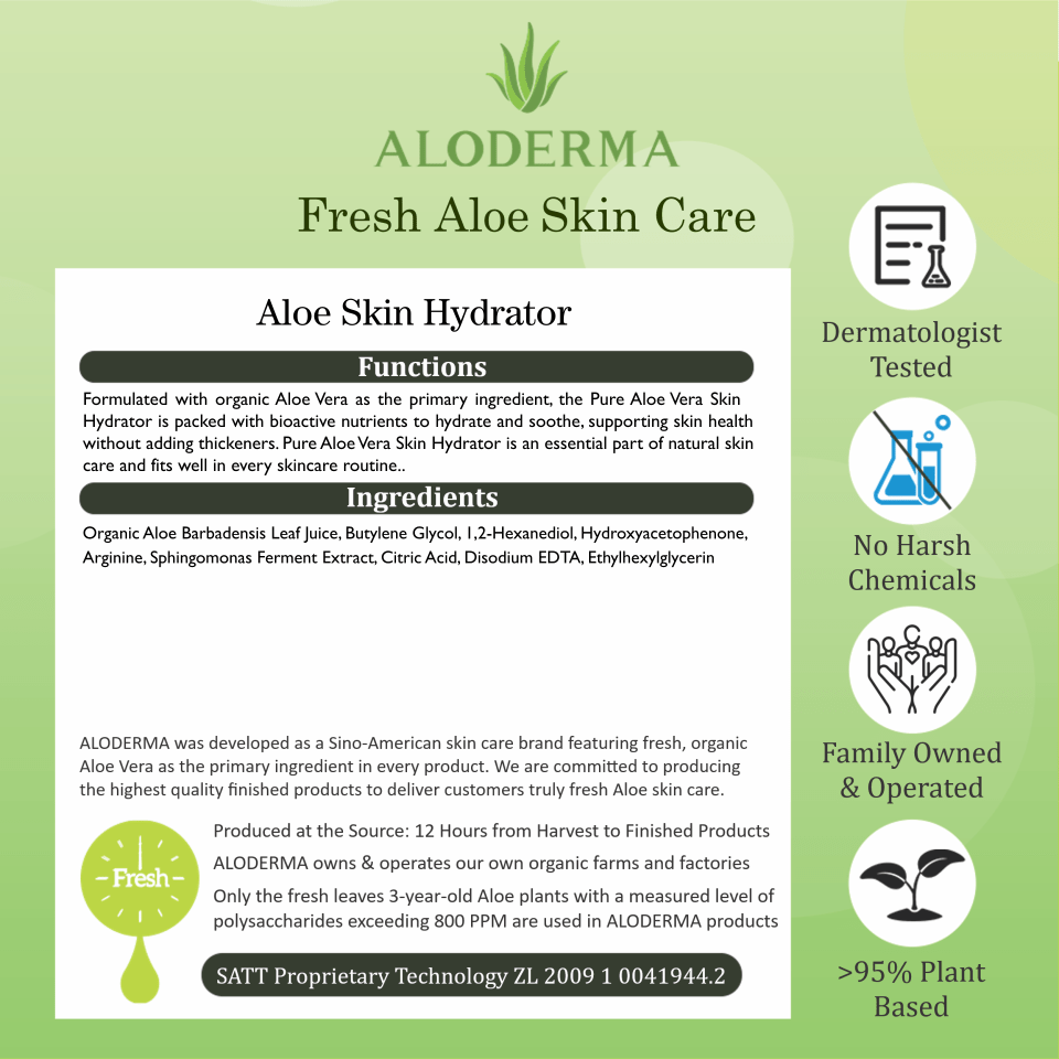 ALODERMA: Aloe Vera Skin Hydrator
