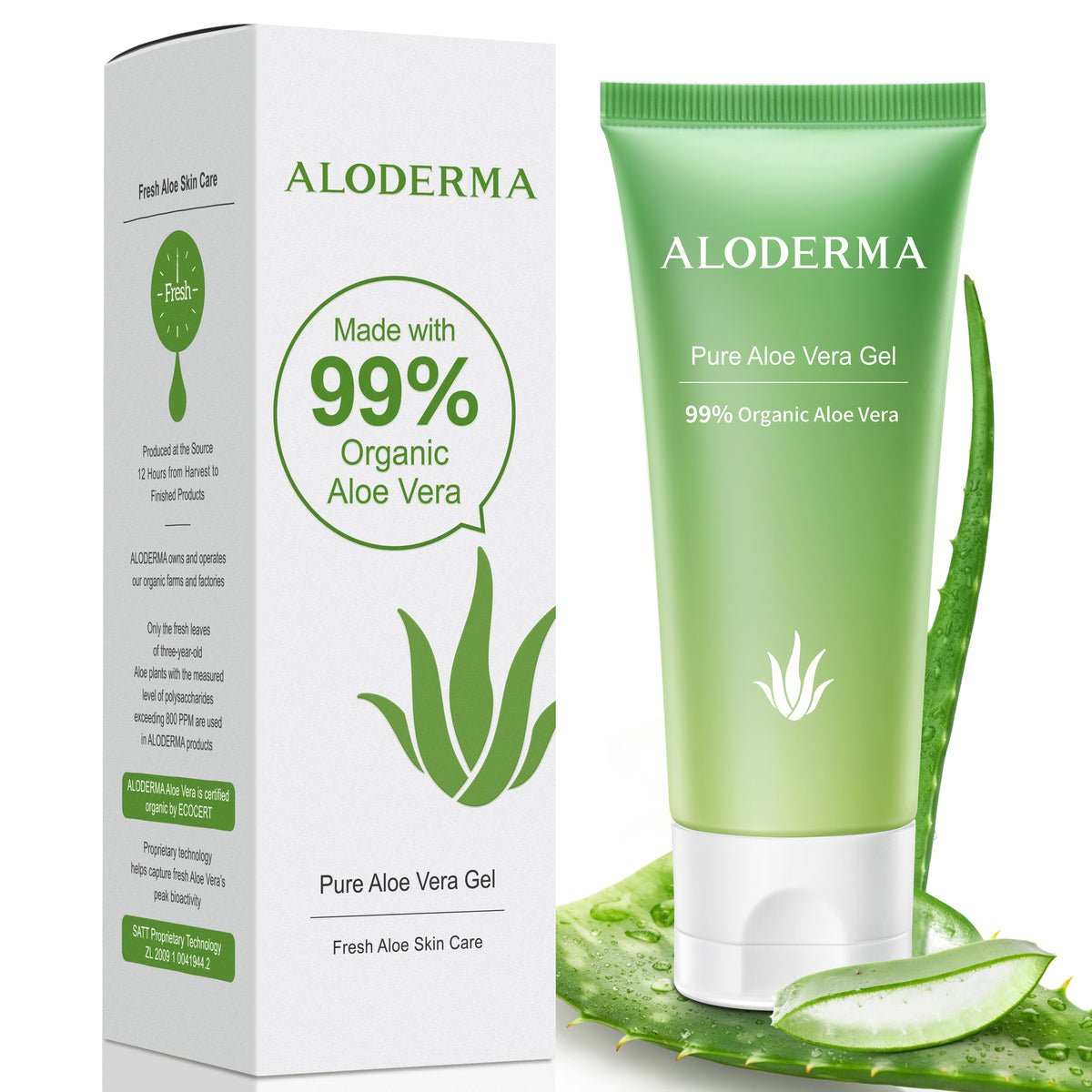 ALODERMA: Pure Aloe Vera Gel - 114g