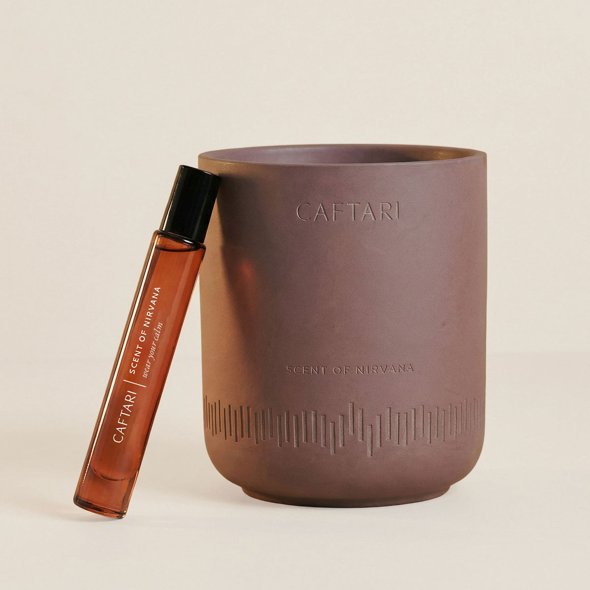 Caftari: Scent of Nirvana Rollerball + Candle Bundle