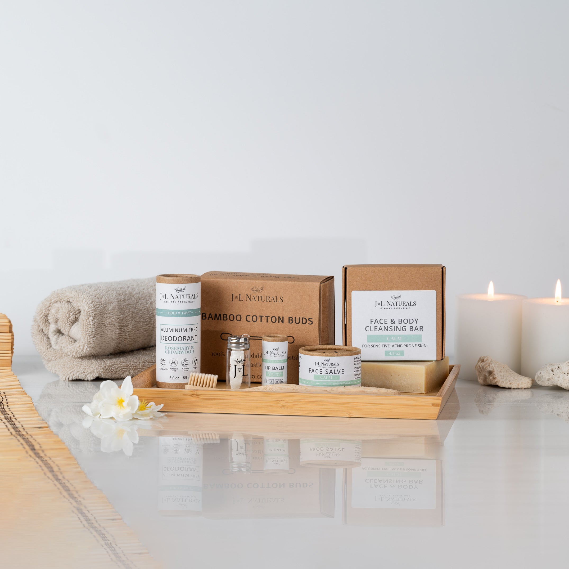 J&L Naturals: Essentials Self Care Kit (7-Piece Set)