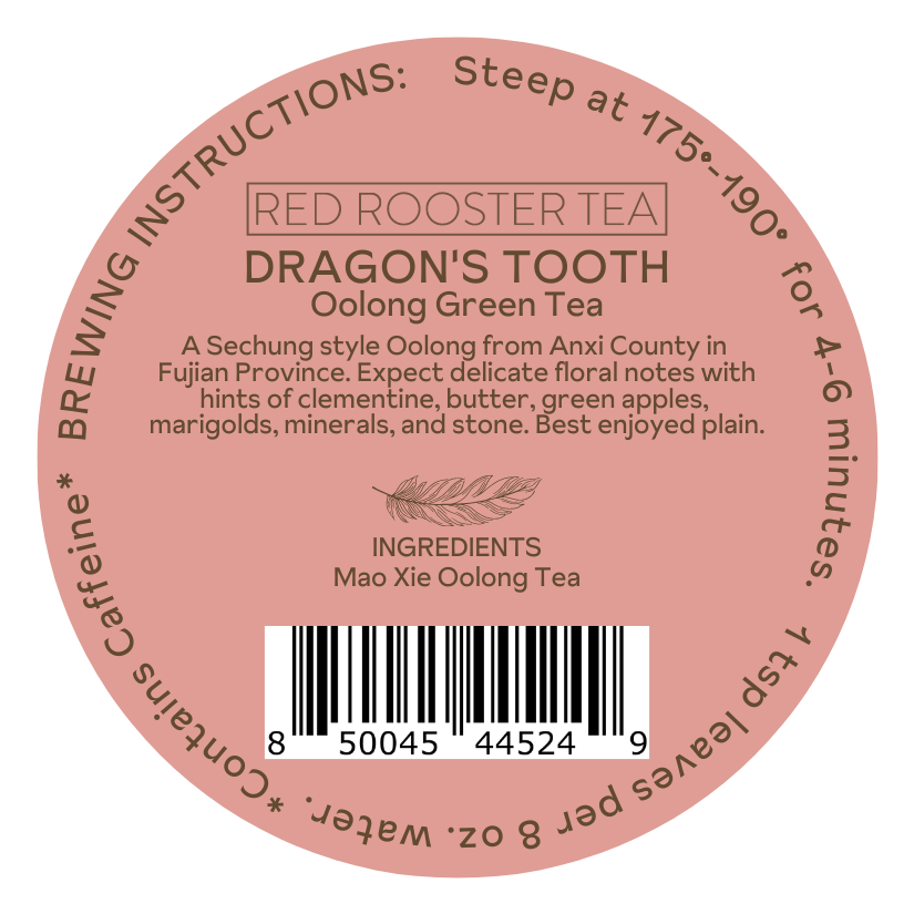 Red Rooster Coffee: Dragon's Tooth Oolong