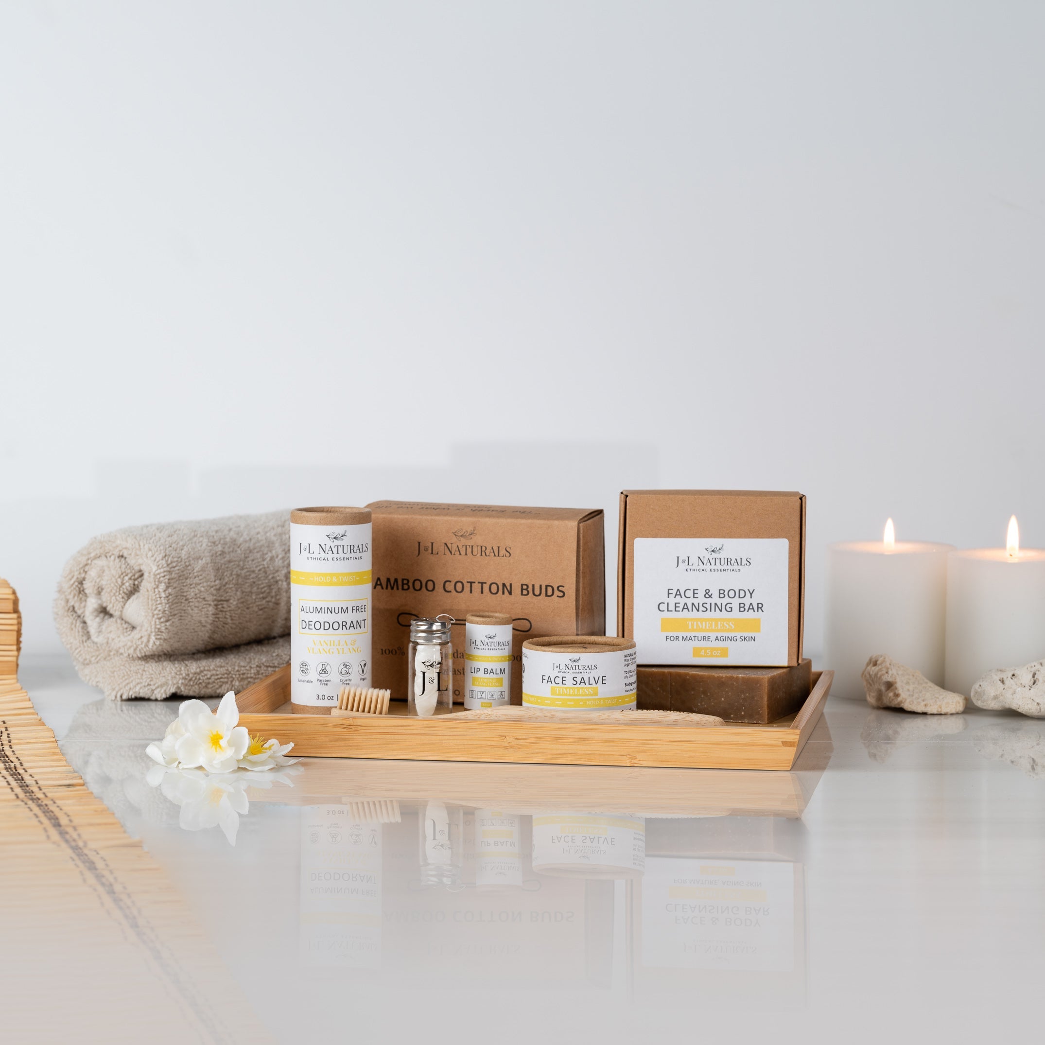 J&L Naturals: Essentials Self Care Kit (7-Piece Set)