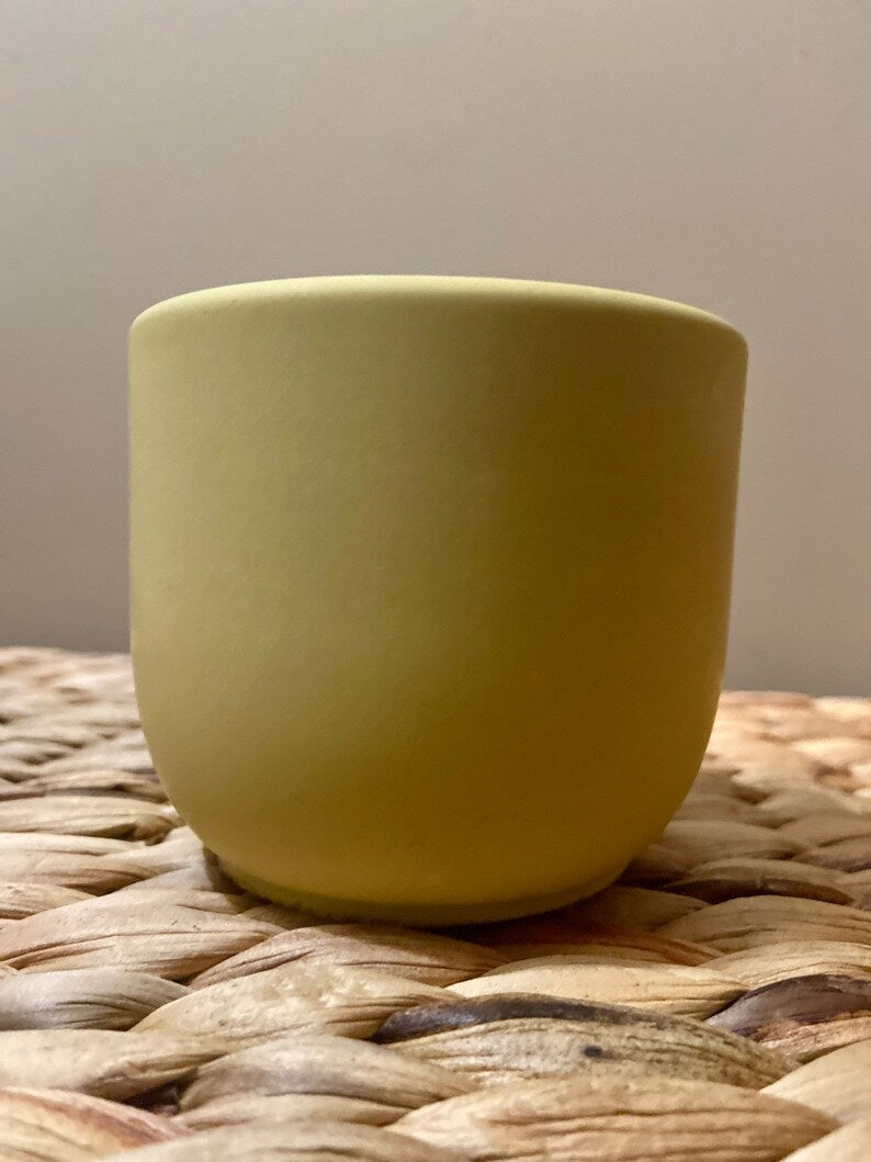 LuLu & Oliver: Signature Concrete Candle - Tulip (small) Handpainted Concrete Candle